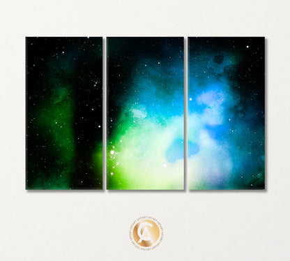 Abstract Outer Space Canvas Print-Canvas Print-CetArt-3 Panels-36x24 inches-CetArt