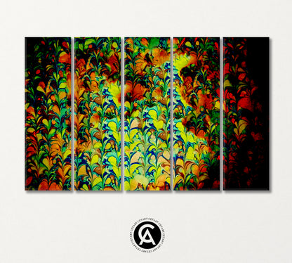 Creative EBRU Art Canvas Print-Canvas Print-CetArt-1 Panel-24x16 inches-CetArt