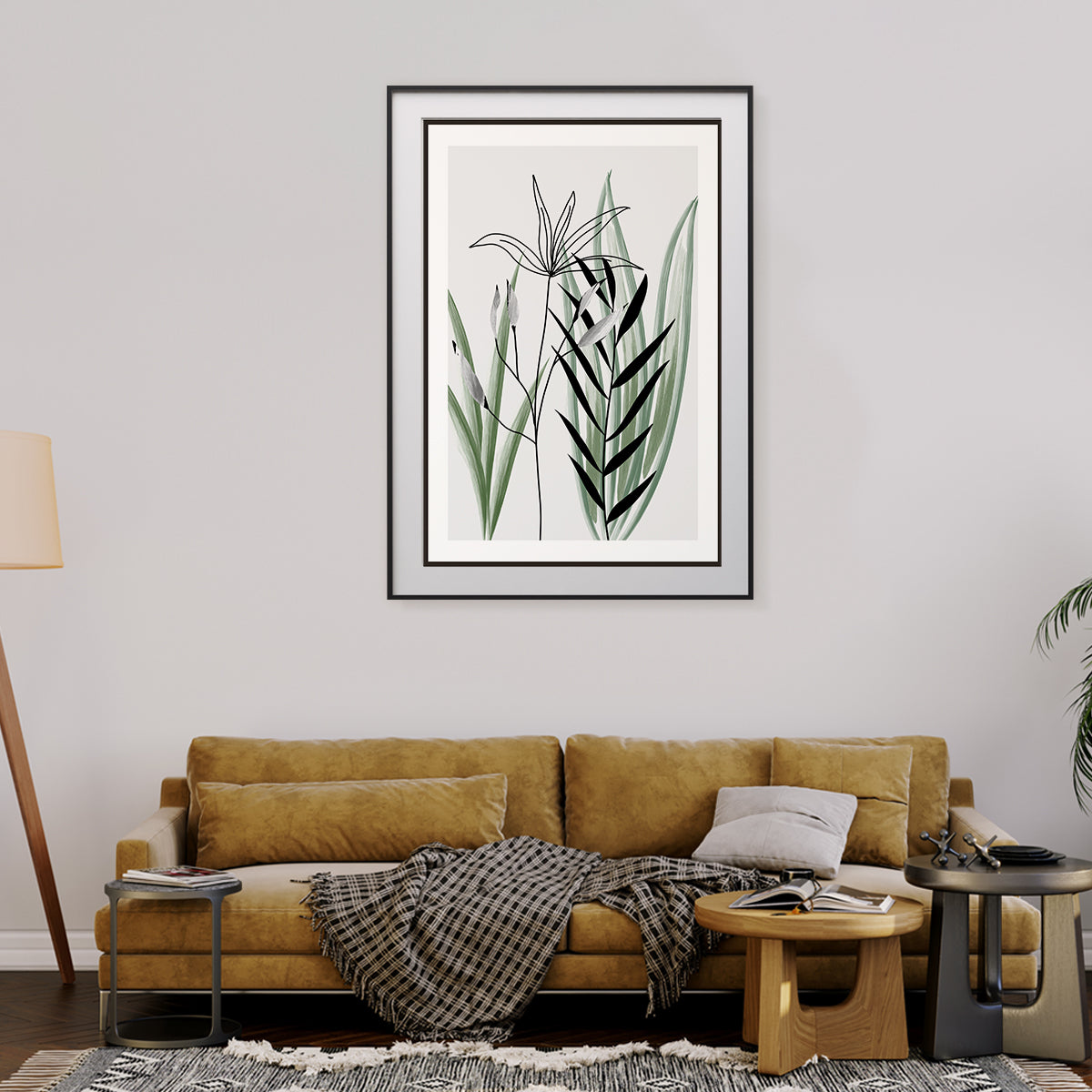 Leaves Minimalist Poster Wall Decor-Vertical Posters NOT FRAMED-CetArt-8″x10″ inches-CetArt